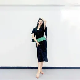 Stage Wear Women Oriental Belly Dance Training Clothes 2023 Summer Dress Sling Modal Beginner Sexy Girl