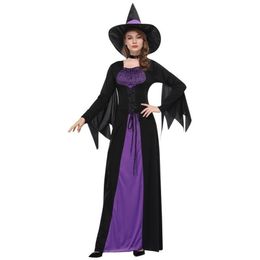 Casual Dresses Halloween Scary Sister Nun Devil Witch Cosplay Costume For Women Masquerade Party Role-playing Gothic Horror Sexy F279g