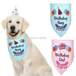 Dog Apparel 10pcs/lot Cat Bandana Bibs Triangle Head Scarf Neckerchief Pet Puppies Accessories Birthday Party