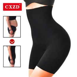 Womens Shapers CXZD High Waist Trainer Shaper Tummy Control Panties Hip Butt Lifter Body Slimming Shapewear Modeling Strap Briefs Panty 231025
