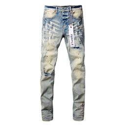 Mens designer jeans men pants slim-fit straight tube tear elastic casual fashion simple street trend motorcycle hip hop man jeans skinny low waisted jeans