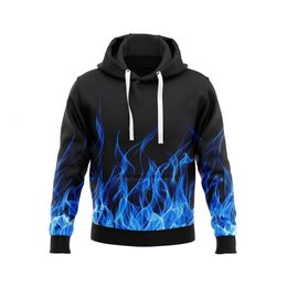 Men s Hoodies Sweatshirts 3d Flame Hoodie Men Forest Printed Cloud Print Harajuku Sweatshirt Mens Clothing Funny Casual Man 231025