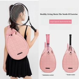 Outdoor Bags Tennis Bag Women's High Beauty One Shoulder Crossbody Children's Handheld Sports Men's Large Capacity Badminton Bag 231024
