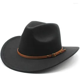 Береты, 3 размера, ковбойская шляпа в стиле вестерн, мужская и женская винтажная джентльменская, женская, джазовая, ковбойская Панама, кепка от солнца с широкими полями, шляпа-федора