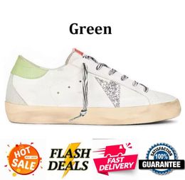 Designer Shoes Golden Women Super Star Brand Men New Release Italy Sneakers Sequin Classic White Do Old Dirty Casual Shoe Lace Up Woman Man 36-46 766