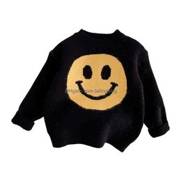 Pullover Halilo Toddler Girl Boy Sweater Knitted Plover Unisex Spring Autumn Kids Long Sleeve Tops Children Clothing Y1024 Drop Deli Dhu4H