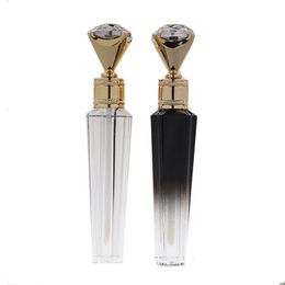 Packing Bottles Wholesale Diamond Diy Lip Gloss Tubes Bottles Clear Empty Lipglosss Tube Lips Glosss Travel Bottle Packaging Container Dhkrp