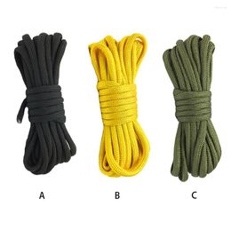 Уличные гаджеты Парашютная веревка Для выживания в кемпинге 7-шнурный плетеный шнур диаметром 4 мм, шнур 10 метров, черный