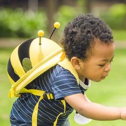 Handbags Baby Backpack Anti Lost Toddler Walking Safety Daypack Little Kids Travel Bag Reins Cute Bee Backpacks with Safety Leash 231025