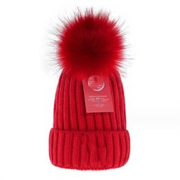 Designer knitted hat boy fashion elastic warm hat girl fashion winter wool hat without a brim