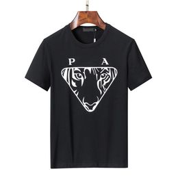 Designer Men's Tee Shirt Chest letter Laminated printed short sleeve high Street loose large casual T-shirt 100% cotton top f2934