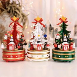 Christmas Decorations Carousel Music Box Ferris Wheel Gifts Xmas Tree Desktop Decoration MerryGoRound Ornaments Home Decor 231025