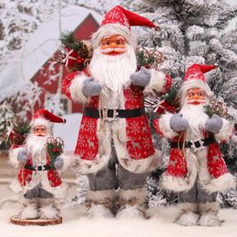 Christmas Decorations 2024 Happy Year 60/45/30cm Merry Christmas Decorations for Home Santa Claus Shopping Mall Christmas Tree Plush Doll 231025