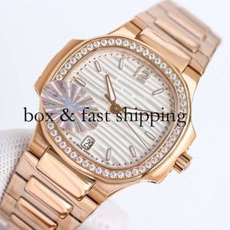 Women's Watches Pp7118 35.2Mm Cal324c 8Mm Mens Automatic Watches For Nautilus Business Classic Clock Stainless Steel Wrist Sj738927 montres de luxe