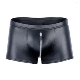 Underpants Trendy Underwear Close Fit Mid Rise Shorts Elastic Waist Skin-touch Male For Living Room