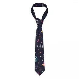 Bow Ties Galaxy Space Stars Tie For Men Women Necktie Clothing Accessories
