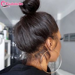 Lace Wigs Lace Front Human Hair Wigs 360 13x6 Lace Frontal Wig Human Hair Pre Plucked Brazilian Straight 30 Inch 4x4 Closure Wig Gabrielle 231024