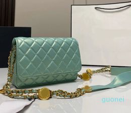 Luxurys Designers Handbags Shoulder Bags Fashion women quality High crossbody Handbag classic chain Gold Coin Wealth bag Clutch Totesladies Purses Wallet