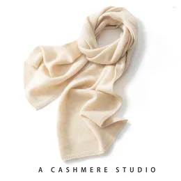 Scarves Classic Simple Solid Colour Cashmere Scarf Ladies Autumn And Winter Warm Soft Comfortable Knitted Four Colours Available
