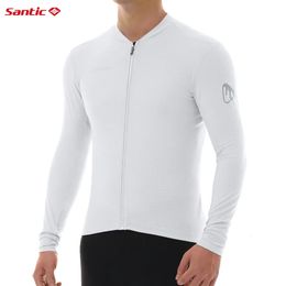 Other Sporting Goods Santic Men Cycling Jersey Long Sleeves Fit Comfortable Sun protective Road Bike Tops MTB Jerseys 231024