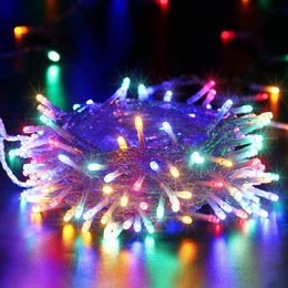 Christmas Decorations decorative lights LED string colored flash outdoor wedding party 231025