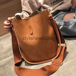 Shoulder Bags Handbags Luxury Designer Handbag Women's Bucket Bag PU Leather Shoulder Bag Large Capacity Cross Pocket New Handbagstylisheendibags