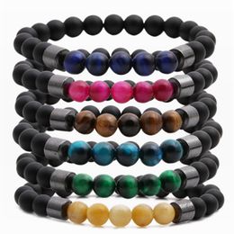 8mm Natural Stone Handmade Bead Strands Charm Healing Balance Bracelets For Women Men Lover Party Club Yoga Jewellery