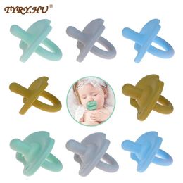 Soothers Teethers Baby Teether Silicone Pacifier Nipple Food Grade Perle Teething Soother Chewable Nursing Toys 231025
