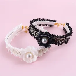 Dog Apparel Small Cat Pearl Collars Pet Necklace Cute Fashion Lace Puppy For Dogs Cats Kitten Wedding Birthday Party