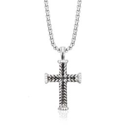 DY Necklace Designer Classic Jewellery Fashion charm Jewellery Dy Cross necklace Stainless Steel Chain Christmas gift Jewellery high quality luxury fashion accessories