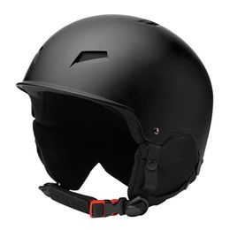 Ski Helmets Helmet Skateboard Lightweight Snow Sports with Goggles Holder Chin Pad Safety 8 Vent for Outdoor 231024