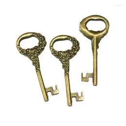 Charms 8Pcs 25 62MM Antique Bronze Plated Diy Jewellery Accessories Vintage Key Pendants