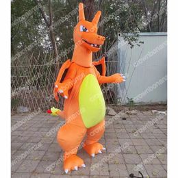 fire dragon Mascot Costumes Halloween Cartoon Character Outfit Suit Xmas Outdoor Party Outfit Unisex Promotional Advertising Clothings