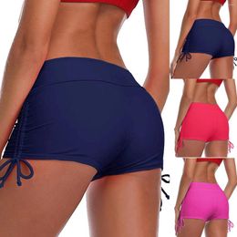 Women's Swimwear Swim Pant Bikini Women High Waist Shorts Ruched Bottom Bottoms Beach Swimwears Tankinis Set Swimsuit Pants