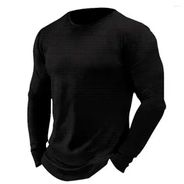 Men's T Shirts 2023 Long Sleeve Round Neck Trendy Sports T-shirt Comfortable And Breathable Top