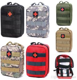 1000D Nylon 15X21X7CM Tactical First Aid Kit Bag Survival Medical Cover Outdoor Emergency Military Package Outdoor Travel Hunting 1115255