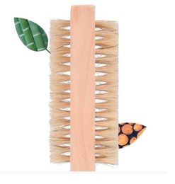 New Wood Nail Brush Two sided Natural Boar Bristles Wooden Manicure Nail Brush SPA Dual Surface Brush Hand Cleansing Brushes 10CM 462Q