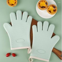 Tools 1Pcs Oven Mitts Baking Gloves Heat Resistant Silicone Glove Kitchen Thicken Barbecue Cooking BBQ Grill