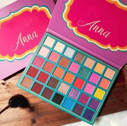 Newest Makeup Palette Anna 35colors Eye shadow Palette Shimmer Matte High quality DHL sh Eyes shadows8149362