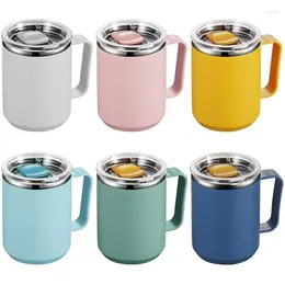 Water Bottles 1pc Vacuum Mug With Lid Handle Double Wall Stainless Steel And Portable Insulated Cup For Traveling