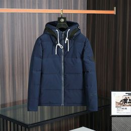 Piumino firmato da uomo abbigliamento cappotto mocassino Standard 90% piumino d'oca bianca può riempire nuovissimo tessuto opaco fodera in nylon per resistenza al vento calore cappotto abbigliamento uomo 3X