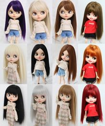 Dolls Little Doll Straight Hair Collection Just s Without A Head Shell Hightemperature Silk 231024