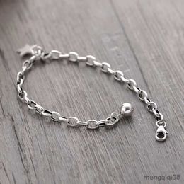 Bangle Sterling Silver Bead Charm Bracelet Bangle For Women Wedding Party Jewellery Gift R231025