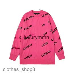 balencigs Sweaters designer hoodies High mens sweaters Quality High version double layer letter jacquard sweater star same couple M7FT