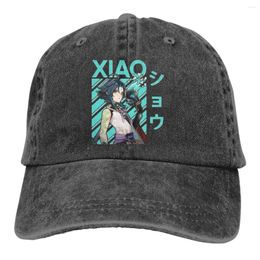 Ball Caps Summer Cap Sun Visor Xiao Hip Hop Genshin Impact Game Paimon Cowboy Hat Peaked Hats