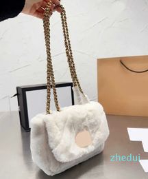 designer bags luxurys handbag women chain shoulder bag Fashion Fluffy Underarm Totes Purse Vintage