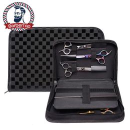 Hair Salon Barbershop Scissor Comb Bag Pouch Holster Hairdressers Hair Stylist Scissors Hairdressing Salon Tools Case Folding Holder 231025