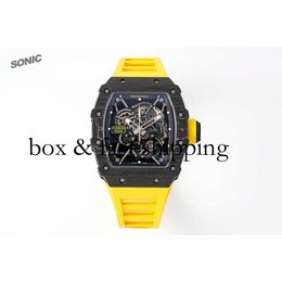 BBR Mens Mechanical Watch Richa Milles Soinc Rm35-01 Fully Automatic Tape Swiss Movement Wristwatch Super Duplicate Flywheel Carbon550 montres de luxe