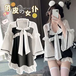 Cosplay Female Cosplay Costumes Kawaii Maid Sexy Wear Mini Dress Erotic Clothes Women's Thong Suit Role Play Kimono for Freeshipping