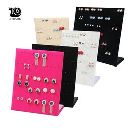 Jewelry Stand Storage Display Earrings Stud Earring Showcase Rack case Board Holder Organizer 231025